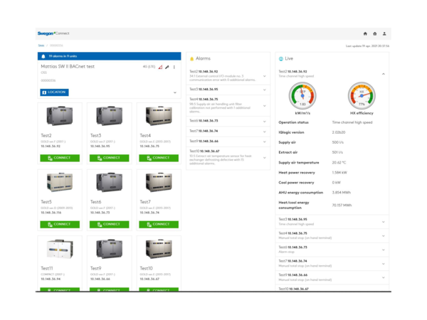 Product view - Interface